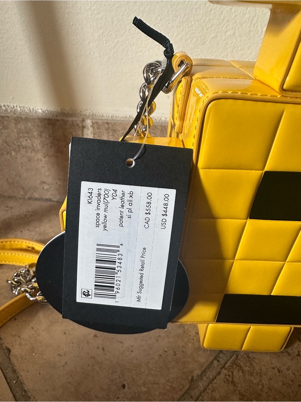 Space Invaders X Kate Spade New York Patent 3d Alien Crossbody - Picture 9 of 12